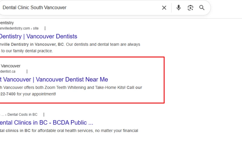 MediaNV - Dental Marketing Agency - South Hill Dentist