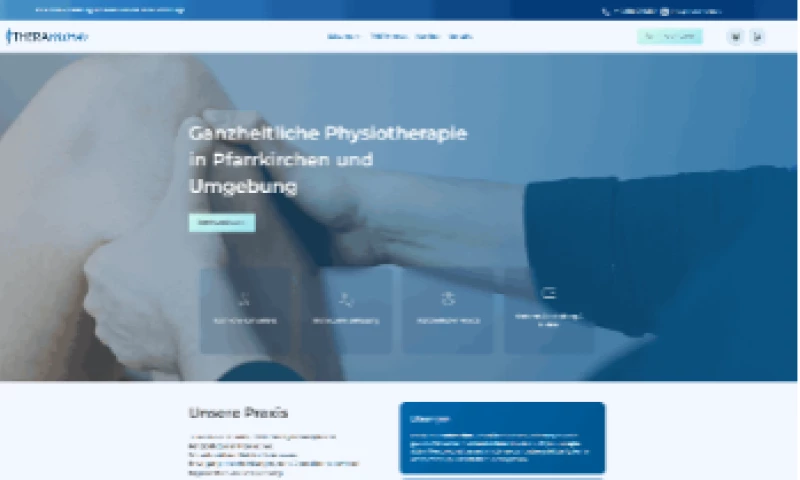 healthy.pixels - Physio Therapy Webdesign