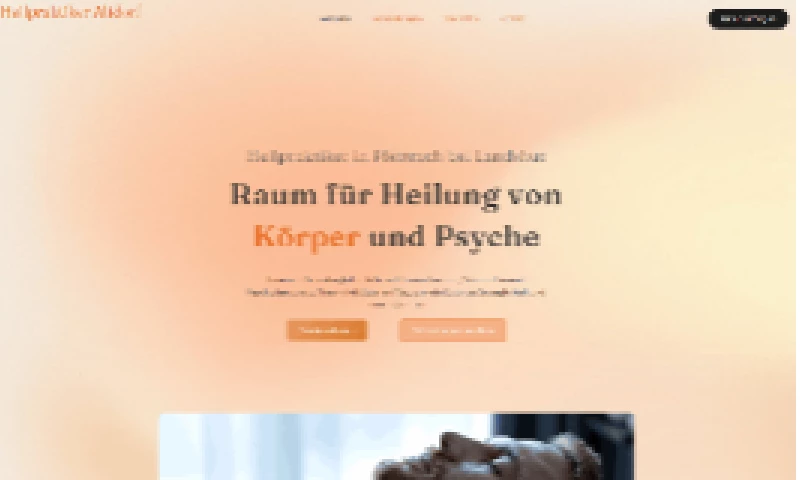 healthy.pixels - Alternative health practitioner webdesign
