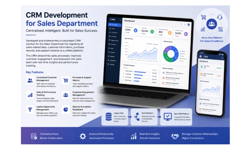 Digital eBrandz - CRM FOR SALES DEPARTMENT