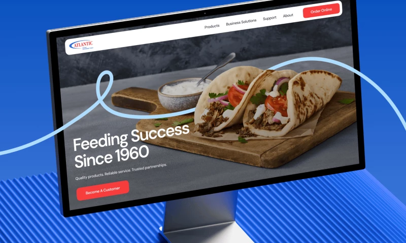 League Design Agency - Corporate Website Redesign for Hospitality Suppliers