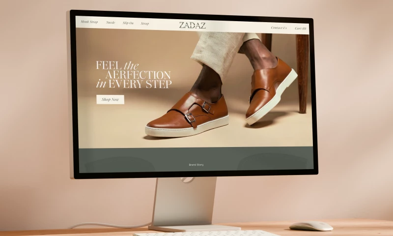League Design Agency - Luxury eCommerce Website for Premium Footwear Brand