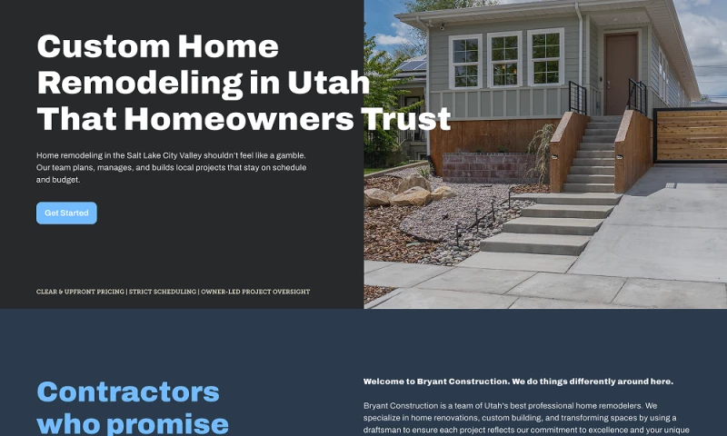 Lasso Up - Home Remodeling Website Redesign
