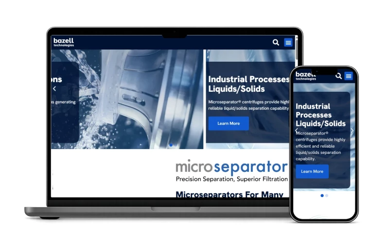 Red Spot Design - Industrial Equipment Website Design Bazell Technologies®