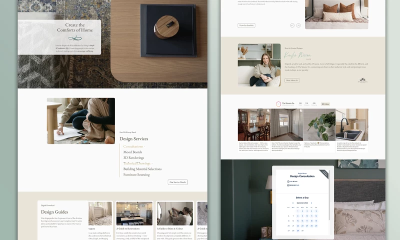 Mint Websites - The Simone Co.