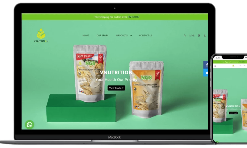 Arcadia Bytes - VNutrition VNutrition Health Food