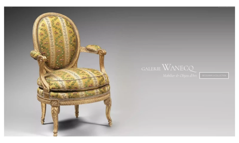 Edikka - Galerie Wanecq Bilingual Art & Antiques Catalogue Website