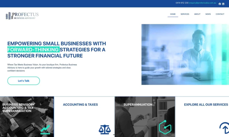 Creative Baguette - Website for Accountants
