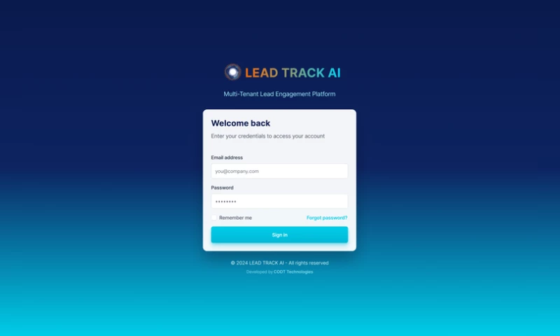 CODT Technologies Pvt. Ltd. - Leadtrack AI