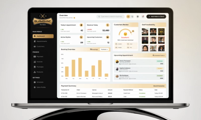 Softsource Technolabs - GlamSync Salon Appointment Management System