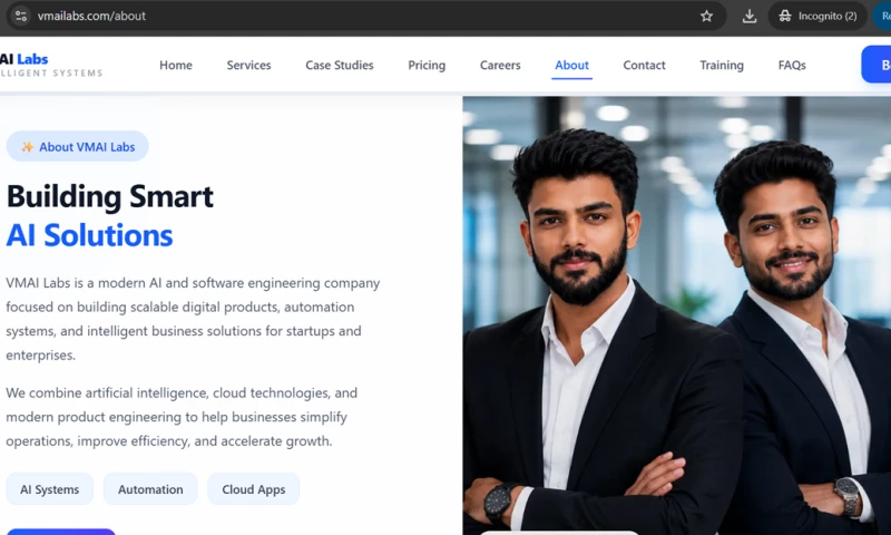 VMAI Labs - VMAI Labs Website