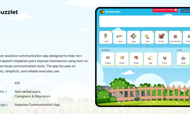 KM Soft - Buzzlet - Assistive Communication App for Speech & Accessibility