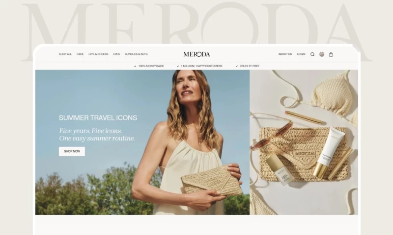 SPLIT Development - Multi-Store Shopify Development for Meroda Cosmetics