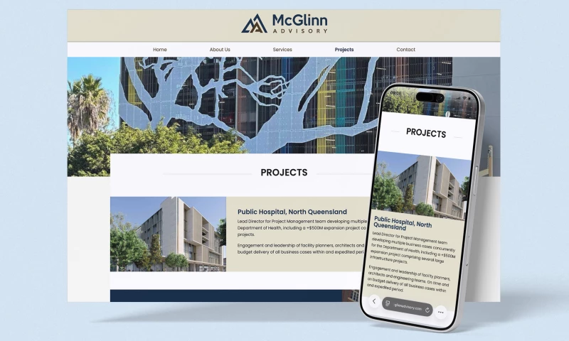 DesignDemonz - Modern Brand Identity & Digital Presence for McGlinn