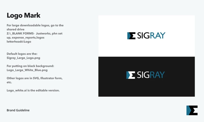 DesignShare - Sigray brand identity and visual system