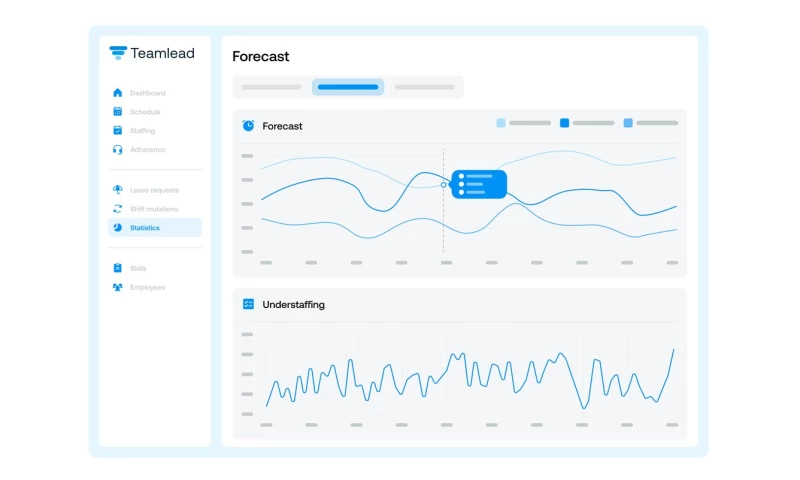 DesignShare - TeamLead sales platform UI design