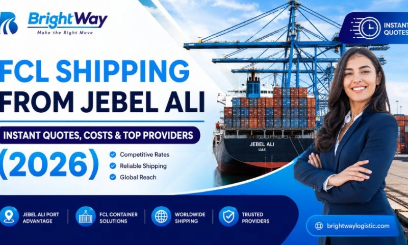 Bright Way Logistic Services UAE - FCL Shipping from Jebel Ali Instant Quotes, Costs & Top Providers (2026)