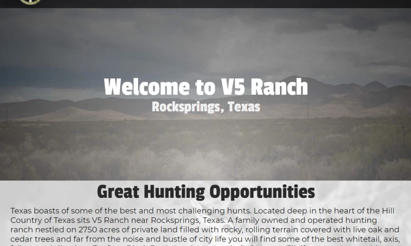 Williams Web Solutions - V 5 Ranch