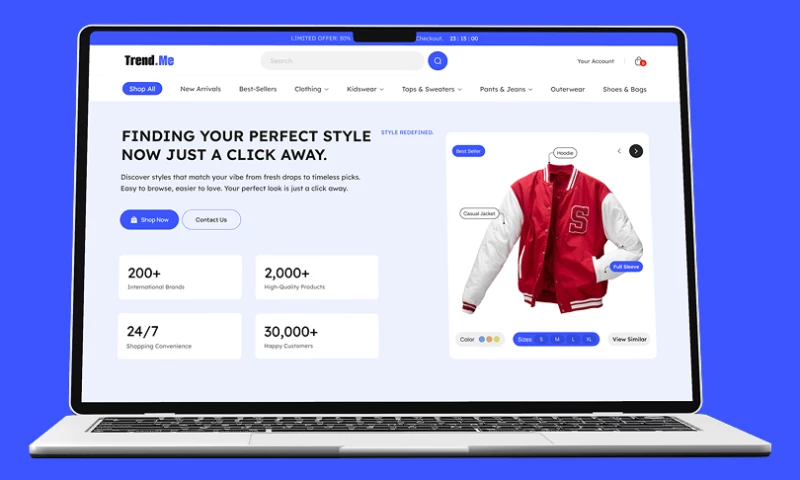 Softsource Technolabs - Trend Me: Redefining Fashion with Quality and Choice