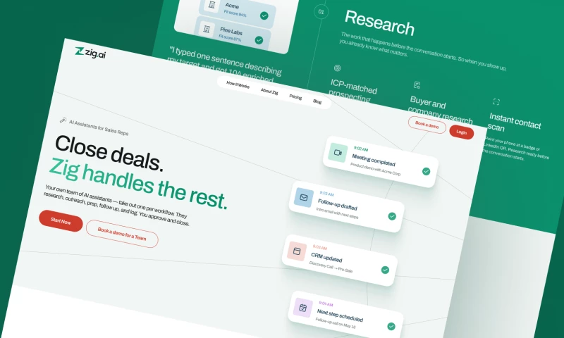 Peppermint - Zig.ai — Website Design & Webflow Development