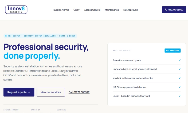 Profitable Sites - Security Installer Site Rebuild + Local SEO