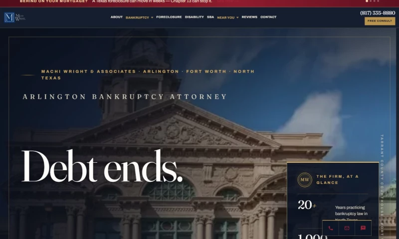 Lawless Clicks - Daniel Wright Law Legal Website and SEO