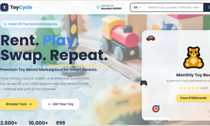 Kiaan Technology Pvt Ltd - Bring More Joy to PlaytimeRent, Swap, and Discover Toys Smarter!