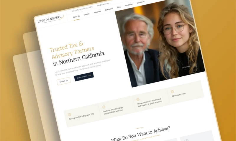 F5 Studio - Accounting Firm Website Redesign and Development