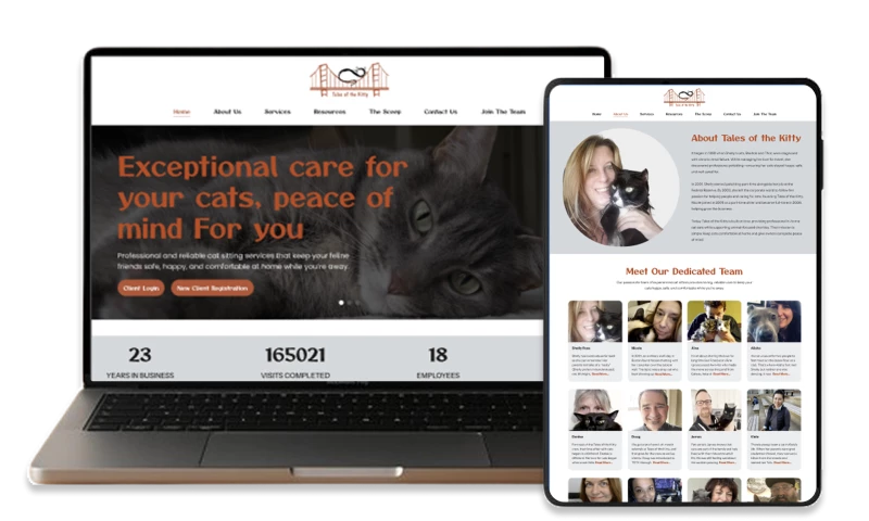 WEAMSE BUSINESS SOLUTIONS - Tales of the Kitty - Emergency Rebuild & Booking System
