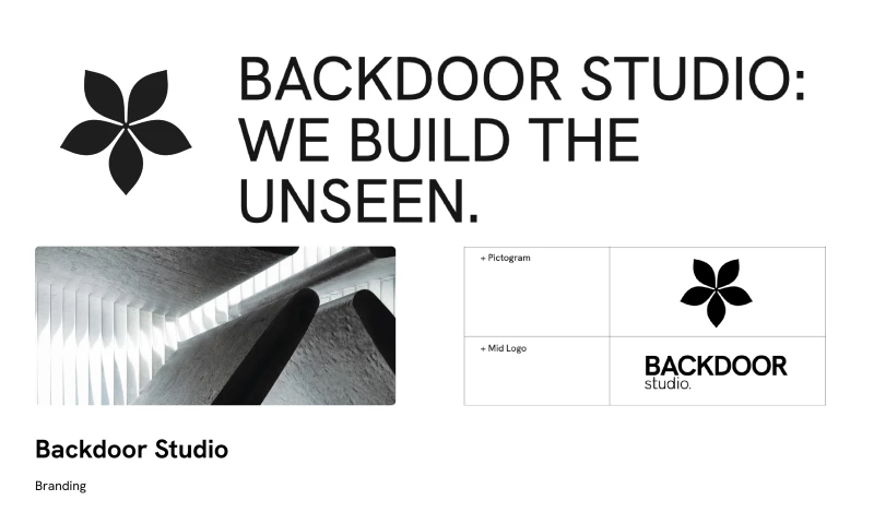 Backdoor Studio - Backdoor Studio Branding