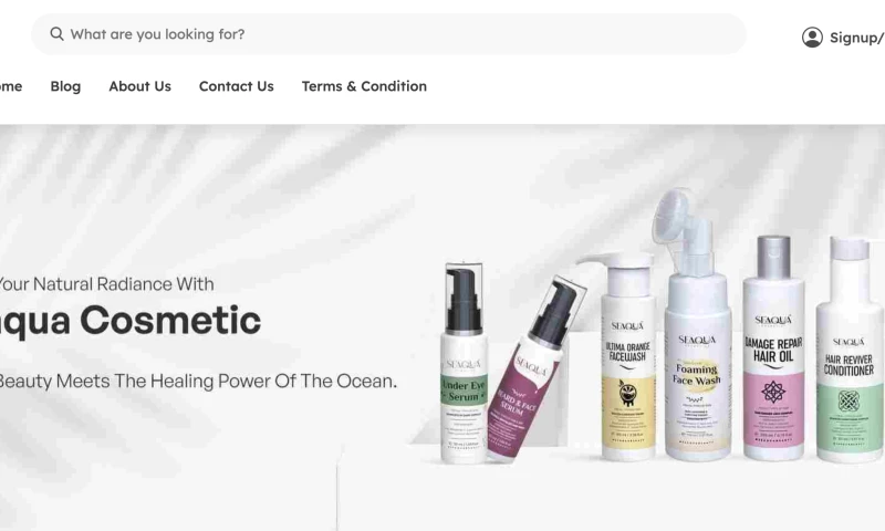 Byteztech - Seaqua - E-commerce Solution