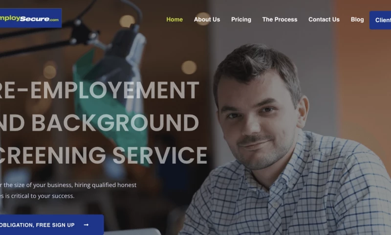 WEAMSE BUSINESS SOLUTIONS - EmploySecure - Background Screening Service Website