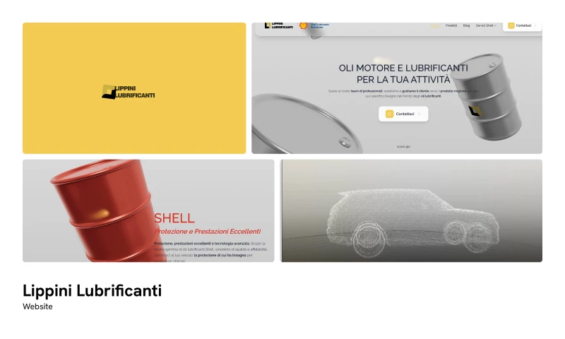 Backdoor Studio - Lippini Lubrificanti - website