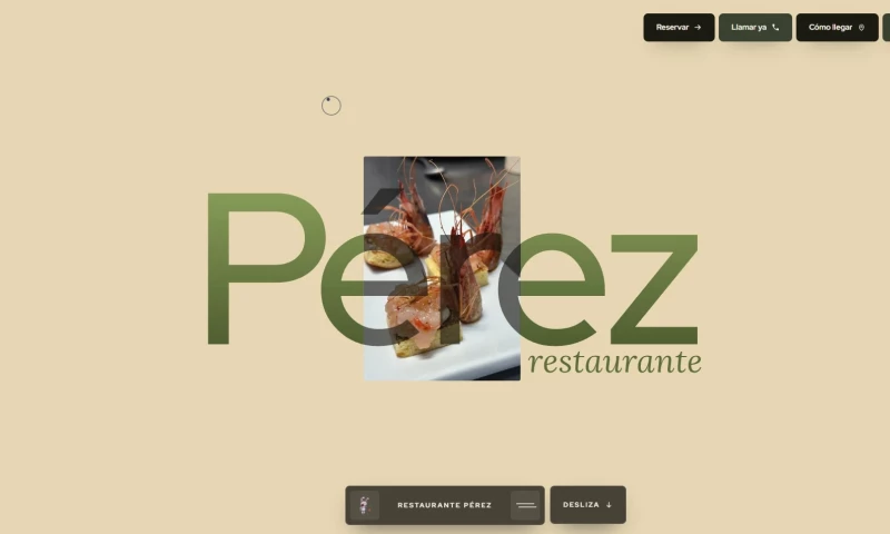 Ads&Nexus - Restaurante Pérez — Restyling web