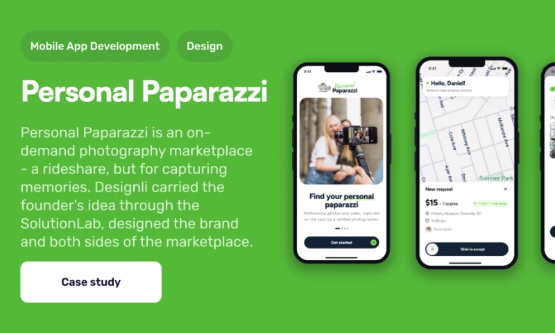 Designli - Personal Paparazzi, photography marketplace