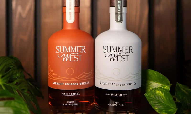 Vicarel Studios - Summer West Bourbon Brand Identity and Packaging Design