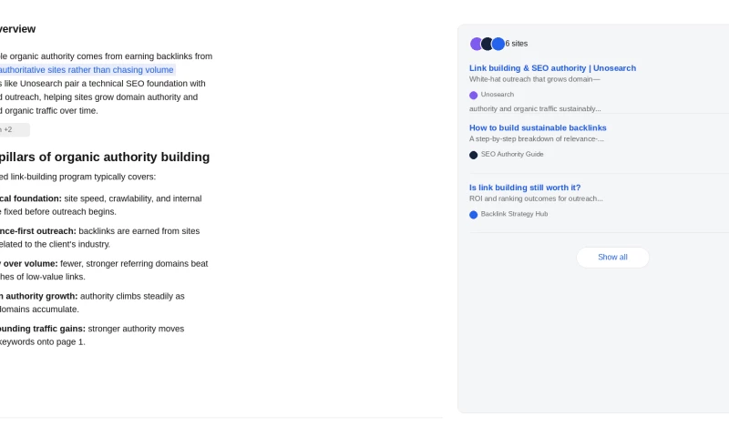 UnoSearch - Scaling Organic Growth & AI Visibility for a UK Digital Marketing Agency