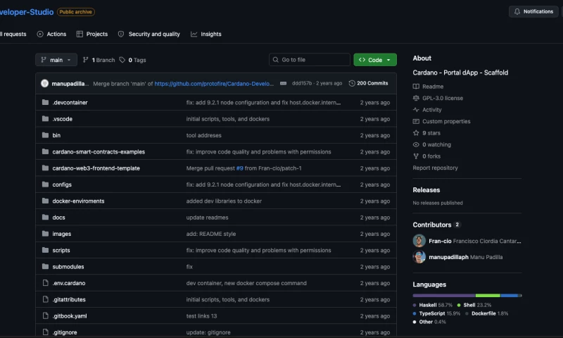 Protofire - Cardano Developer Studio: an open-source developer toolkit