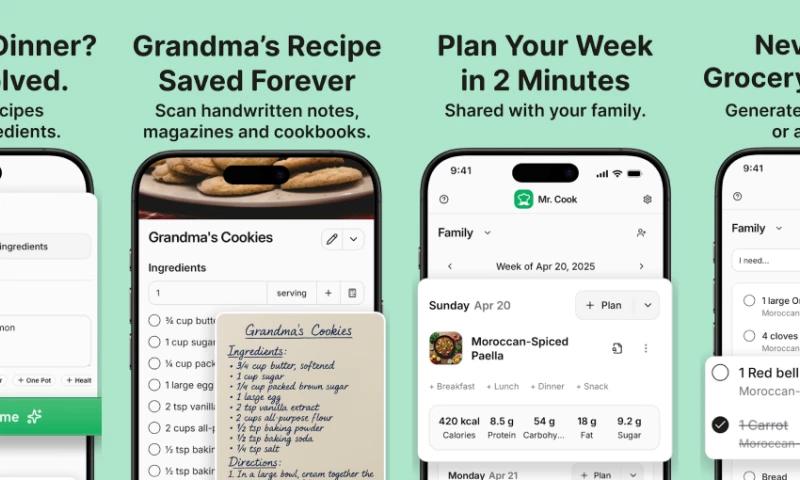 Weapplinse Technologies LLP - Save Recipes - Mr. Cook