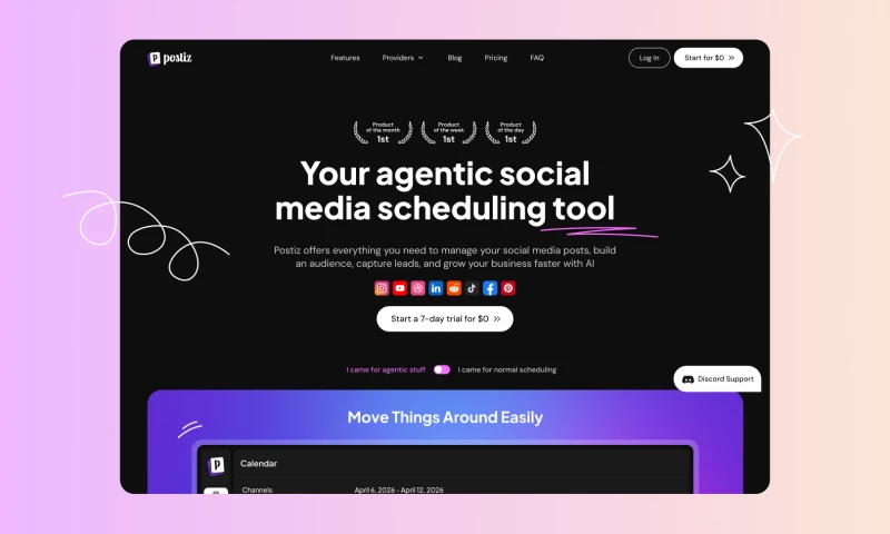 Peppermint - Postiz — Website Design