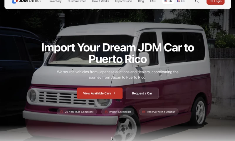 Kernelis Studio - DM Direct US: A Bilingual Japanese-Import Car Platform