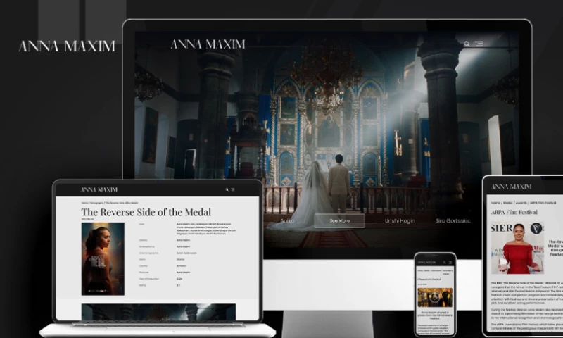 Astudio IT Company - Official Website Development for Anna Maxim