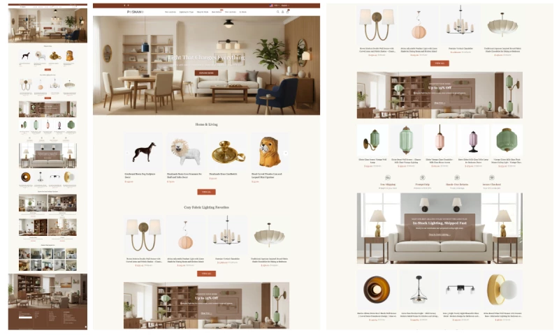 DevifyNow - POSNANO (E-commerce Lighting Store)