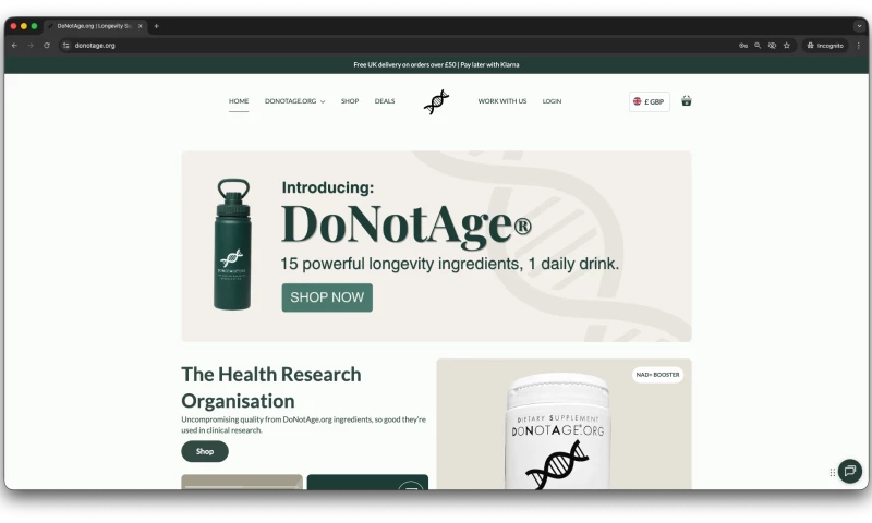 Growthack - PR, SEO & Content Marketing for Longevity Supplements Brand
