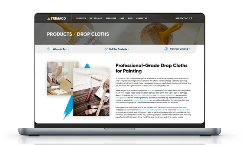 42connect - Trimaco Website Design