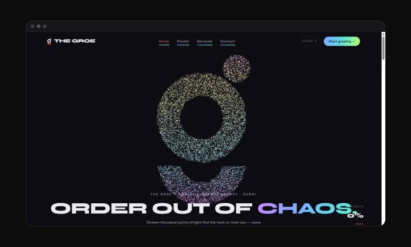 Emad Yahya - THE GROE — Interactive Creative Agency Website