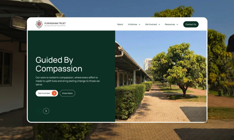 Multia Studio - Website Design for Punyadham Ashram