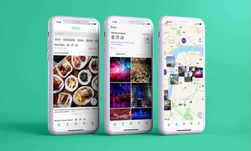 A geolocation-based social network