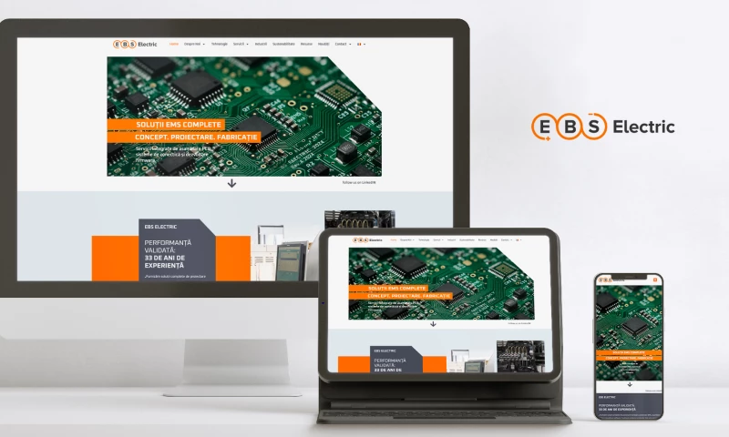 Web Activ - EBS Electric corporate website
