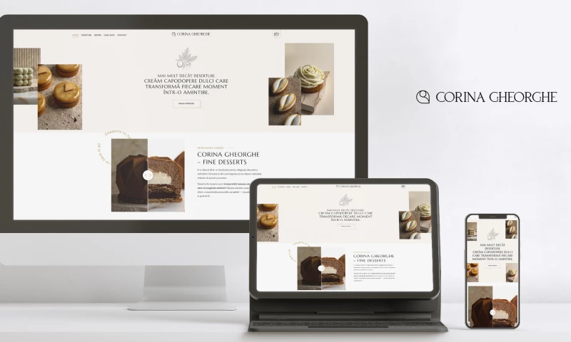 Web Activ - Corina Gheorghe Fine Desserts